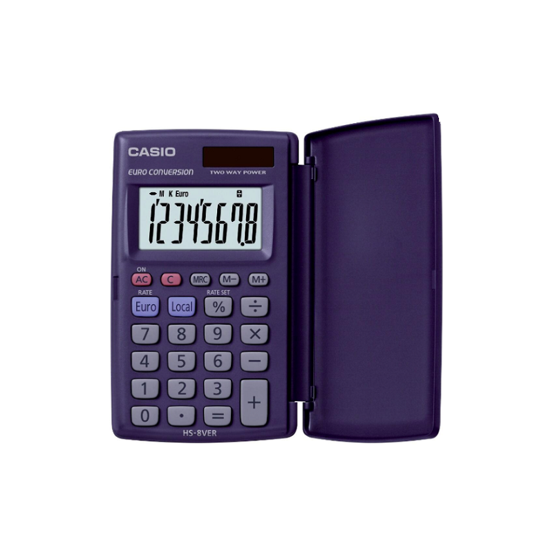 CALCULATRICE POCHE CASIO HS8VER