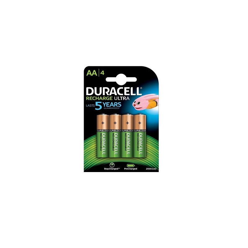PILE DURACELL LR6 AA RECHARG. 4 PCS