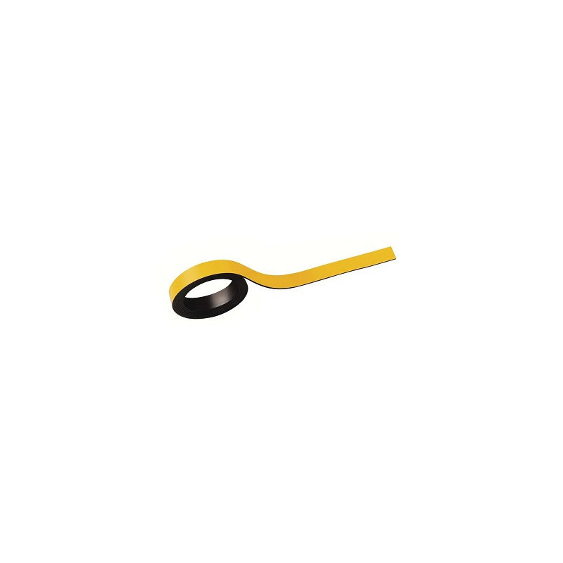 BANDE MAGNETIQUE MAUL 1CMX1M JAUNE 2PCS