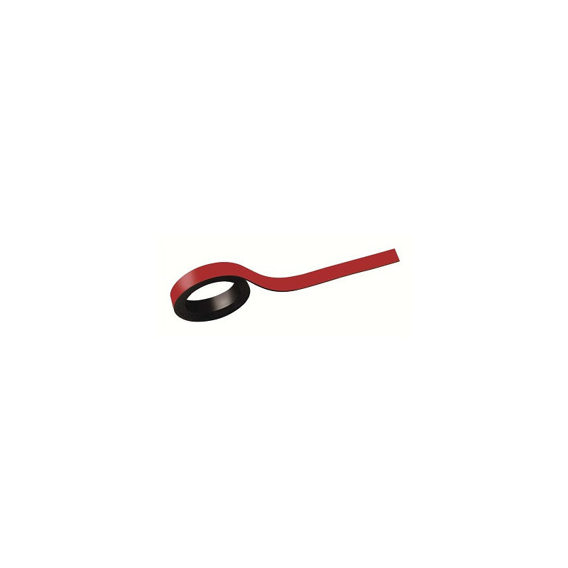 BANDE MAGNETIQUE MAUL 1CMX1M ROUGE 2PCS