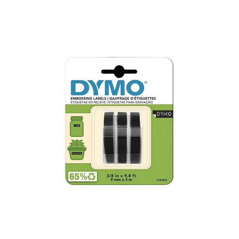 DYMO RUBAN JUNIOR/OMEGA 3PCS NOIR