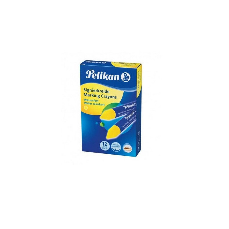CRAYON CIRE PELIKAN TTE.SURF.JAUNE 12PCS (100436043)