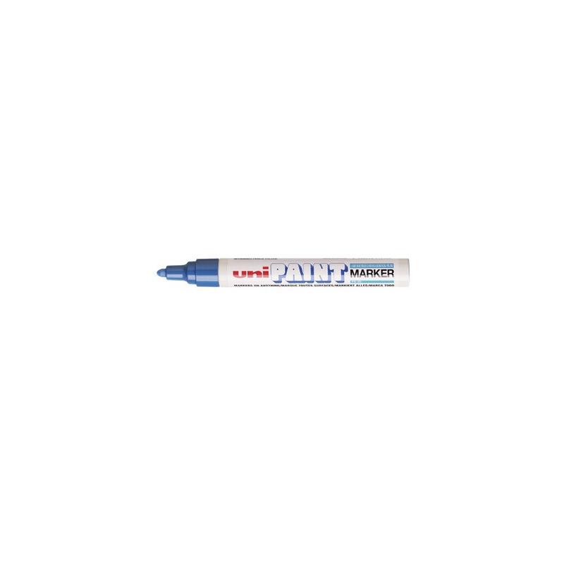 MARQUEUR UNI-BALL PAINT BLEU FONCE