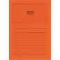 CHEMISE CART. A4 FENETRE ELCO ORANGE 10PCS