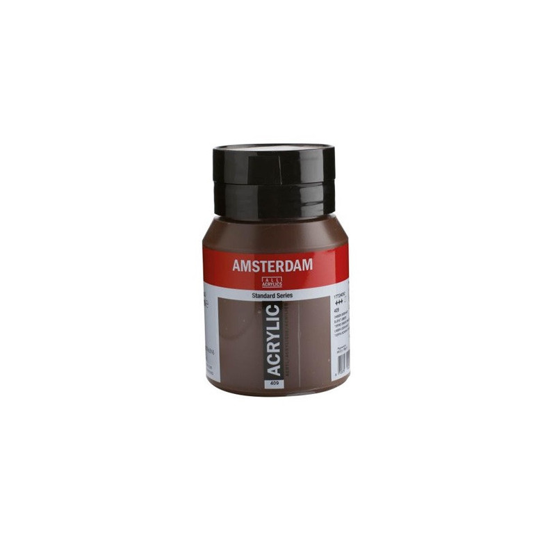 COULEUR ACRYLIC 500ML N°409 TERRE D'OMBRE BRULEE