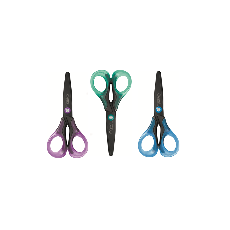 CISEAUX ENFANTS MAPED SENSOFT 13CM ASS BLISTER