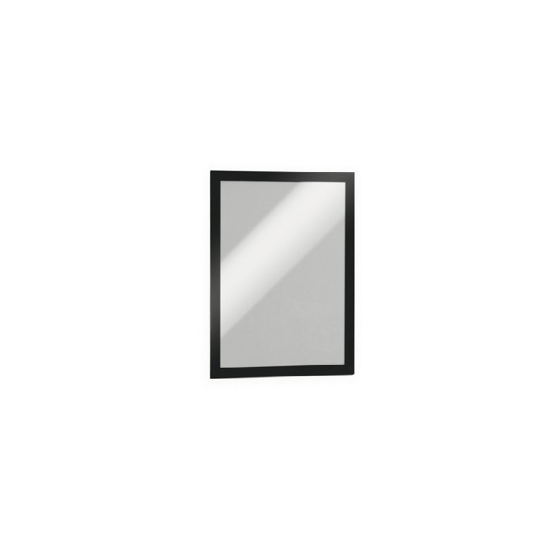 PORTE-AFFICHE DURABLE DURAFRAME MAGNETIC A4 NOIR 2PCS