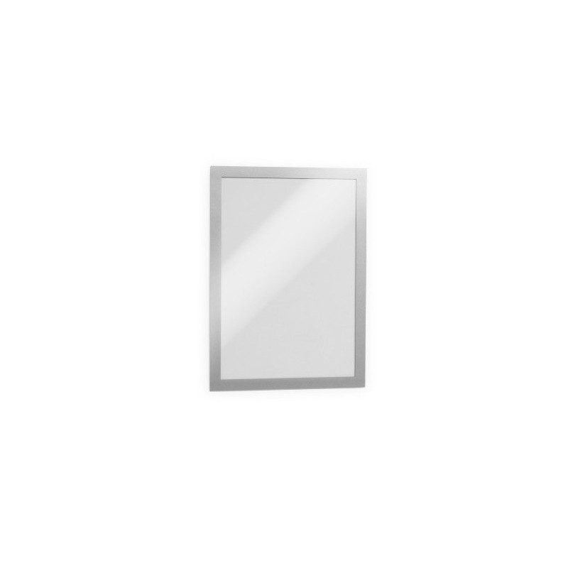 PORTE-AFFICHE DURABLE DURAFRAME MAGNETIC A4 GRIS 2PCS