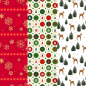 PAPIER CADEAU NOEL BSB ASS.