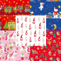 PAPIER CADEAU NOEL BSB ASS.