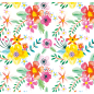 PAPIER CADEAU BSB FLOWERS