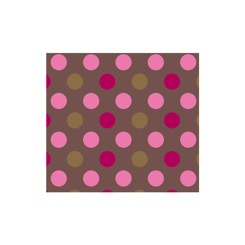 PAPIER CADEAU BSB MOKKA DOTS