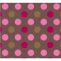 PAPIER CADEAU BSB MOKKA DOTS