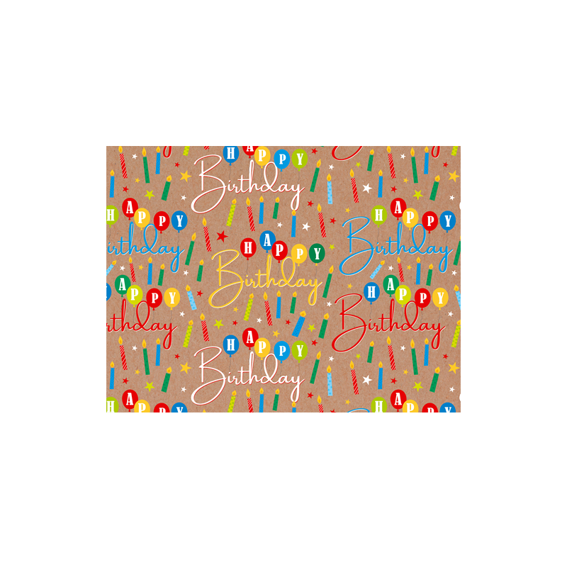 PAPIER CADEAU BSB HAPPY BIRTHDAY