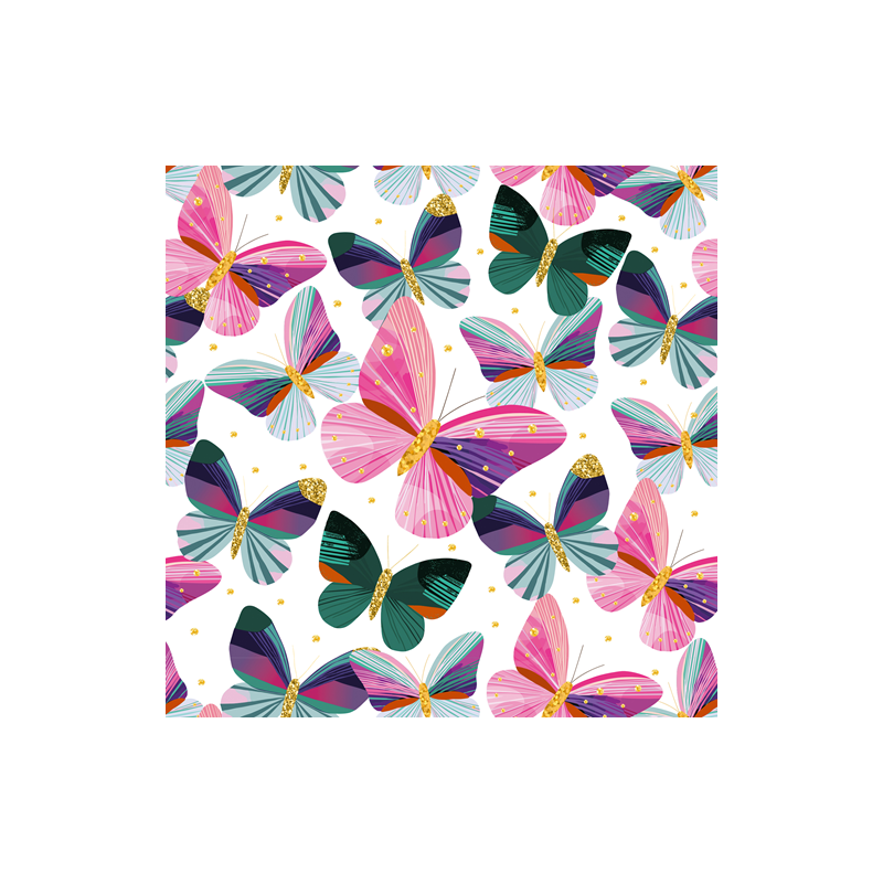 PAPIER CADEAU BSB BUTTERFLY ART