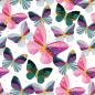 PAPIER CADEAU BSB BUTTERFLY ART