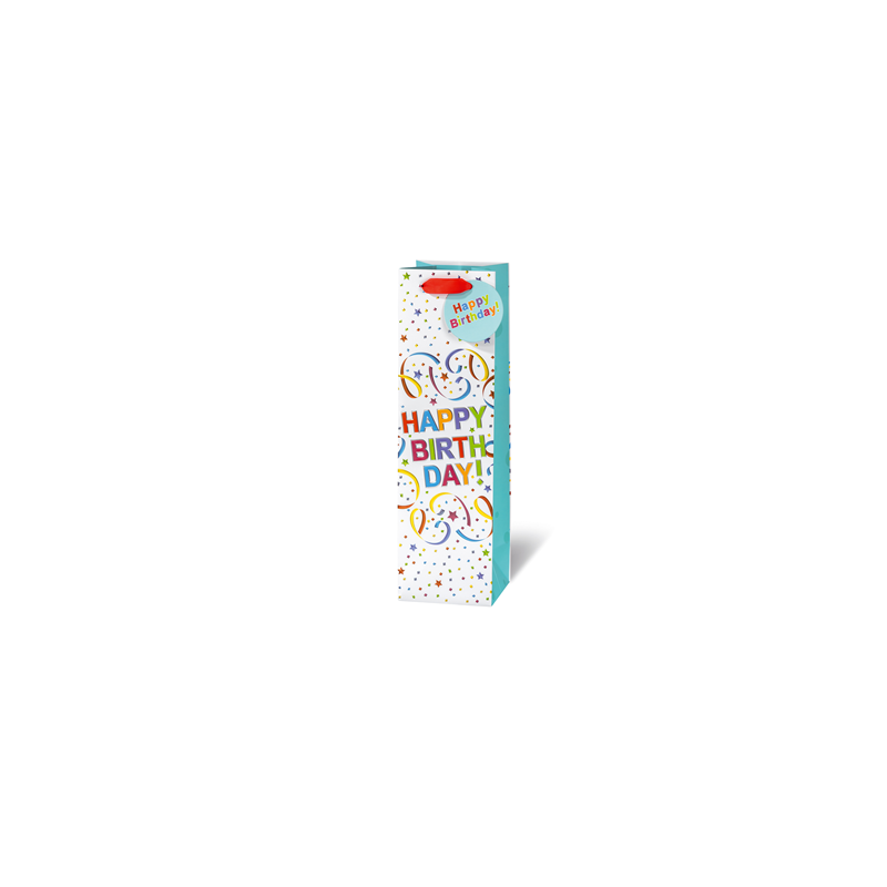SACHET BSB BOUT. 36X10,5X10CM HAPPY BIRTHDAY FUN