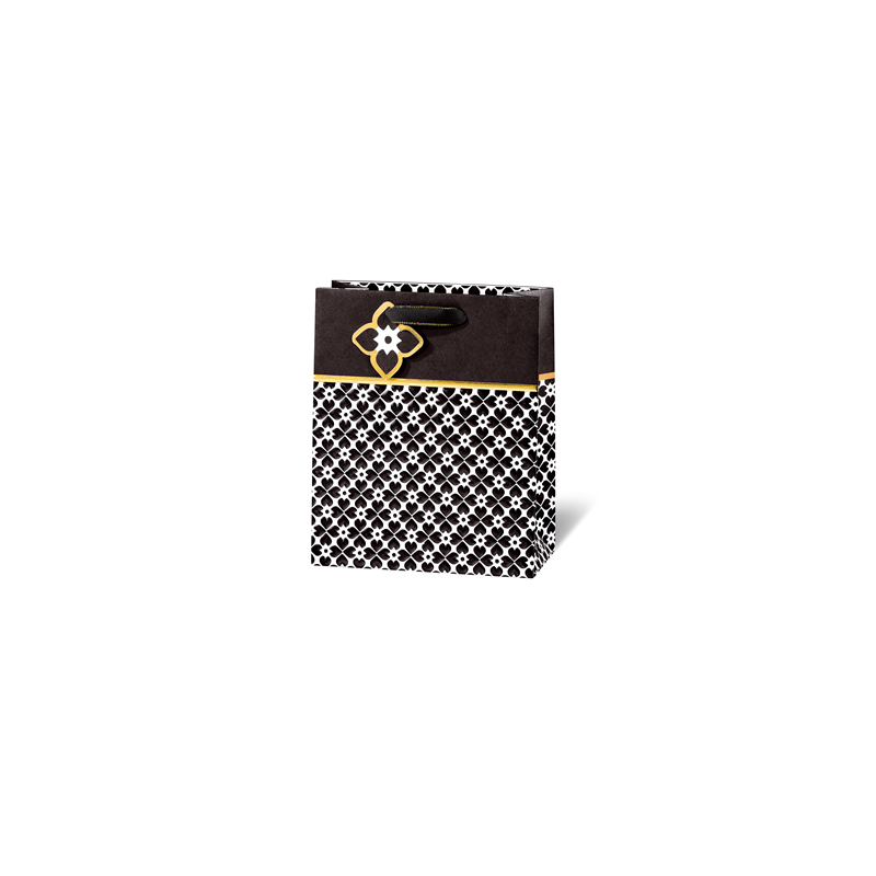 SACHET BSB 23X19X9CM BLACK & WHITE