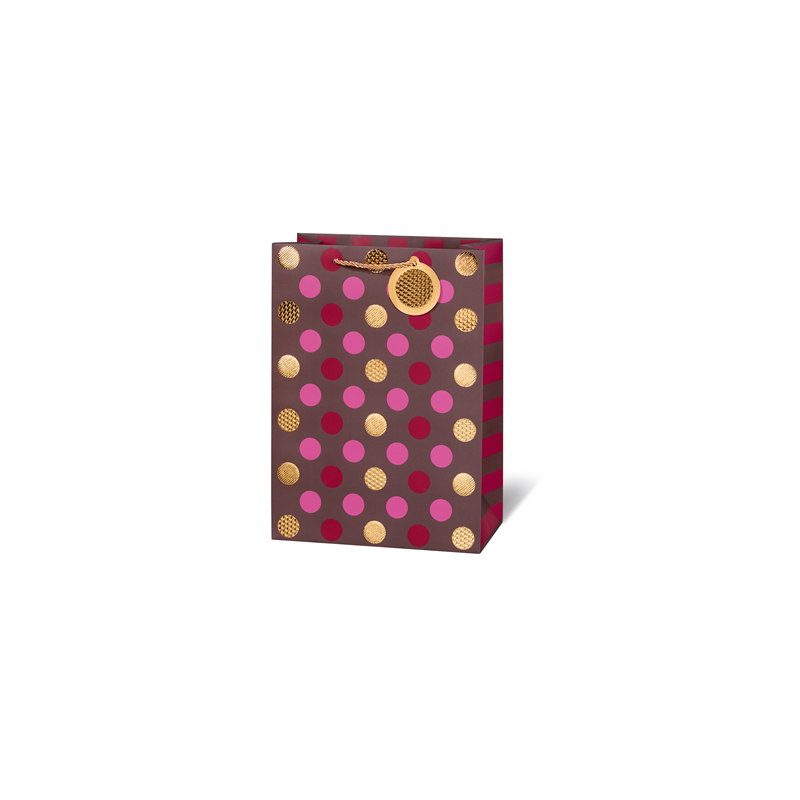 SACHET BSB 36X26X14CM MOKKA DOTS
