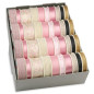 RUBAN CADEAU PATTBERG BOBINE SPRINGTIME DUSTY ROSE ASS.