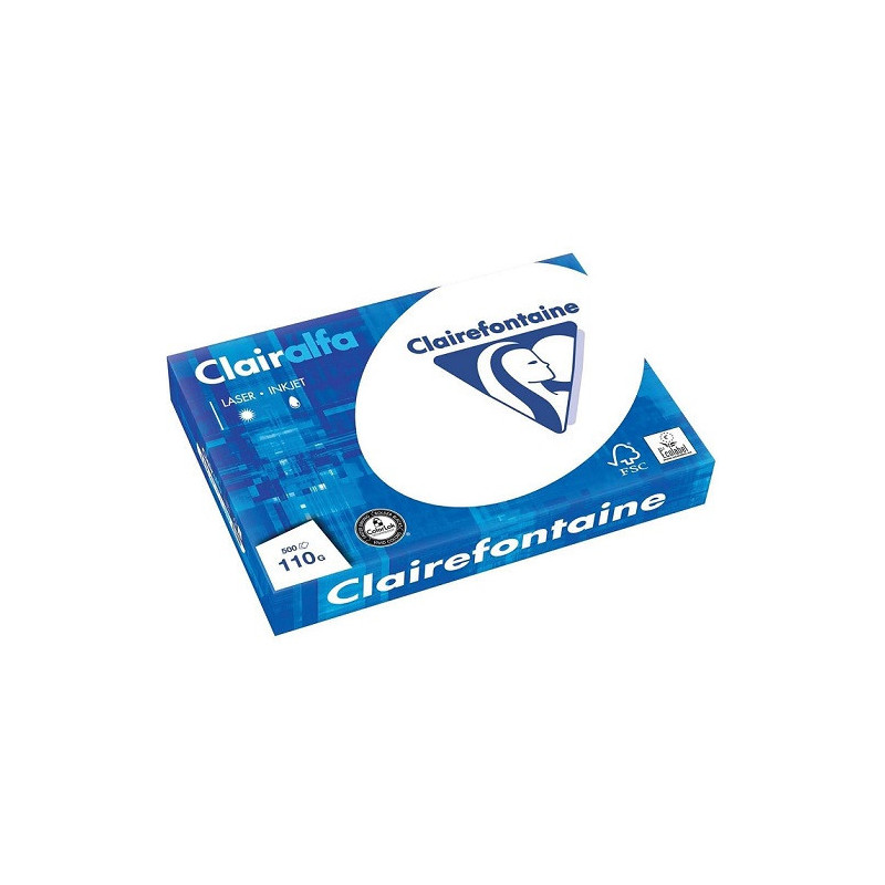 PAPIER REPRO CLAIREF. CLAIRALFA BLANC A3 110G 500FLS