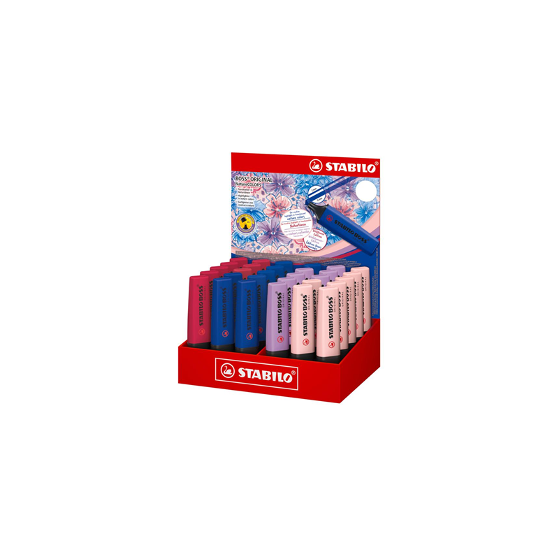 SURLIGNEUR STABILO BOSS WILDFLOWER PRES. 30PCS