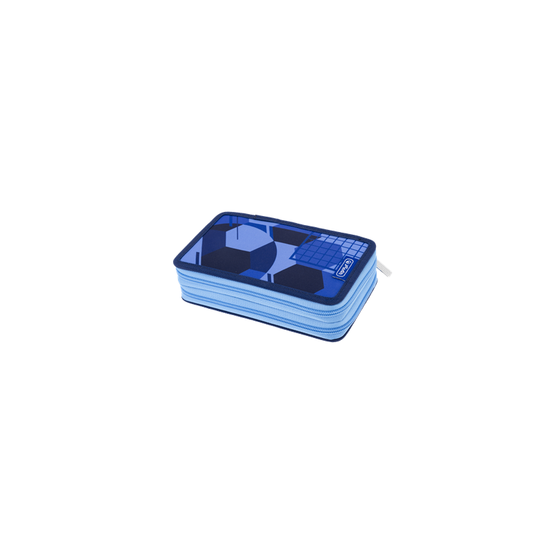 PLUMIER HERLITZ 2 COMP. 23PCS BLUE GOAL