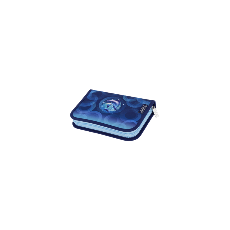 PLUMIER HERLITZ 2 VOLETS 31PCS DOLPHIN
