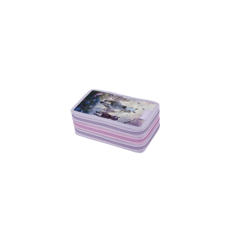 PLUMIER HERLITZ 3 COMP. 31PCS WHISPER MANE