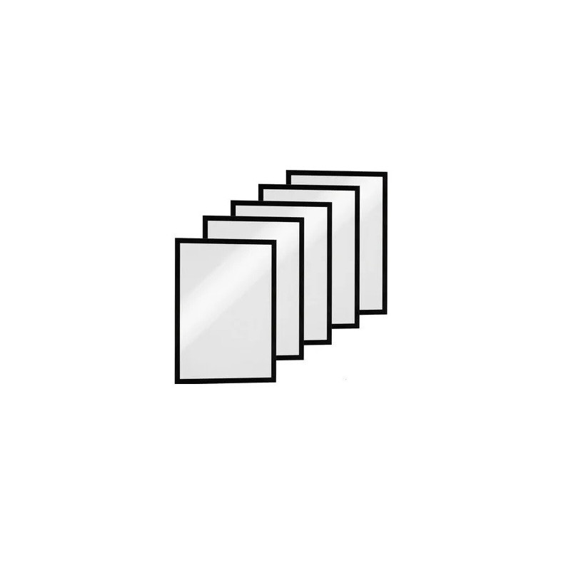 PORTE-AFFICHE DURABLE DURAFRAME MAGNETIC A3 NOIR 5PCS