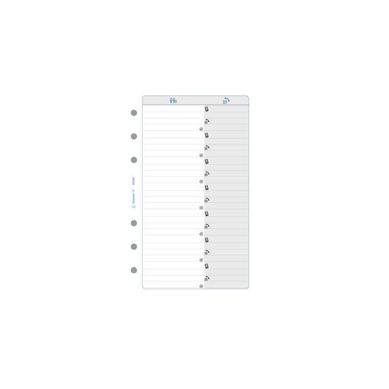RECHARGE AGENDA EXACOMPTA EXATIME 17 REPERT.TEL.