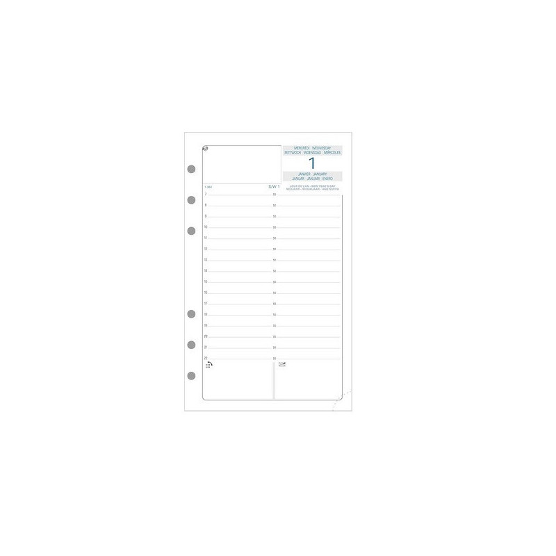RECHARGE AGENDA EXACOMPTA EXATIME 17