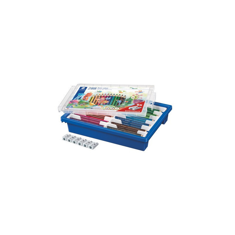CRAYON COUL. STAEDTLER TRIANGULAIRE 288PCS