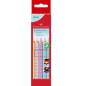 CRAYON COUL. FABER JUMBO GRIP 5PCS PASTEL