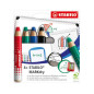 CRAYON COUL. STABILO MARKDRY 4PCS