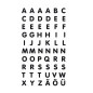 AUTOCOLLANT BSB OFFICE-STICKER ALPHABET