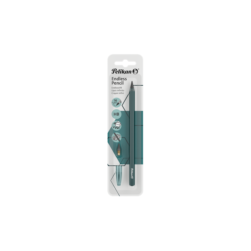 CRAYON NOIR PELIKAN ENDLESS MEDITERRANEAN BLUE 3PCS BLISTER
