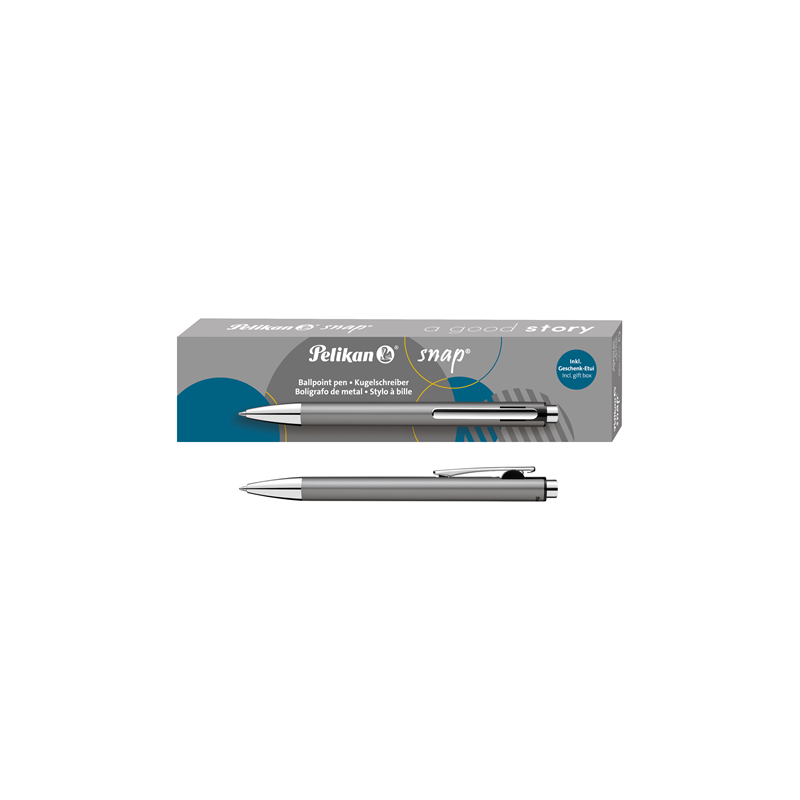 STYLO BILLE PELIKAN SNAP METALLIC PLATINUM