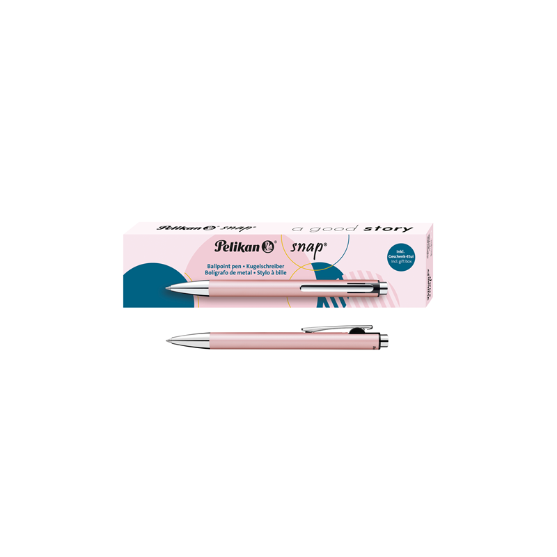 STYLO BILLE PELIKAN SNAP METALLIC ROSE GOLD