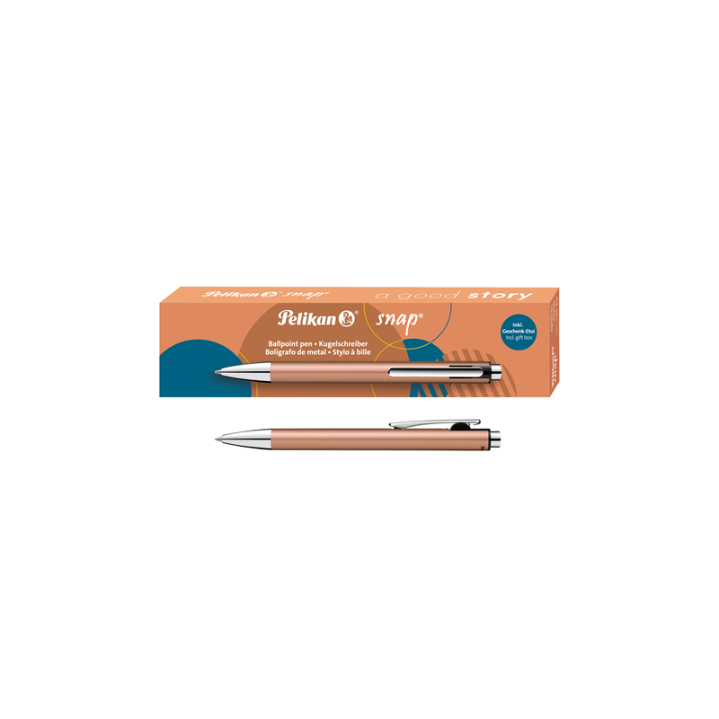 STYLO BILLE PELIKAN SNAP METALLIC COPPER