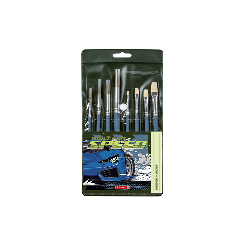 PINCEAU BRUNNEN FAST WHEELS 8PCS