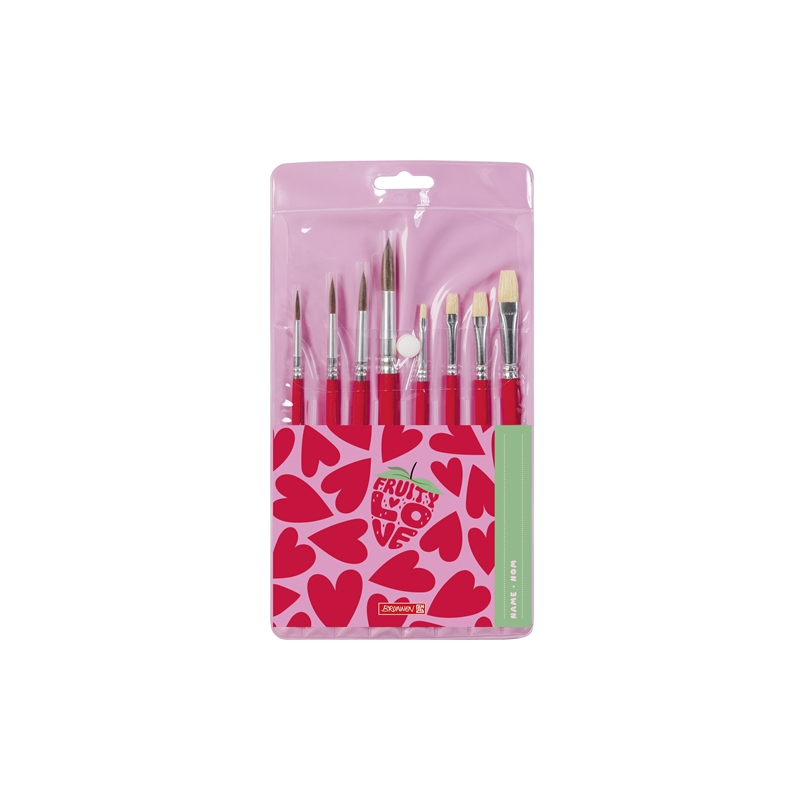PINCEAU BRUNNEN FRUITY LOVE 8PCS