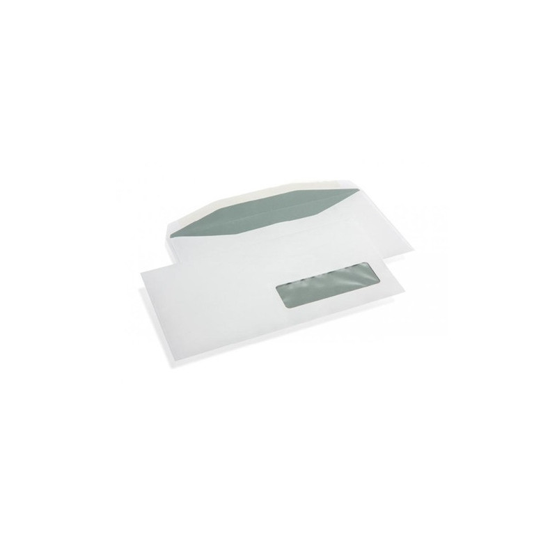 ENVEL.ADM. 114X229MM BLANC STRIP FEN.D.RECYCLE (C6/5)