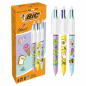 STYLO BILLE BIC 4 COULEURS KAWAI