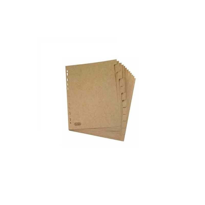 INTERCAL. A4 NEUTRES CART. 12 ONGLETS BEIGE OXFORD