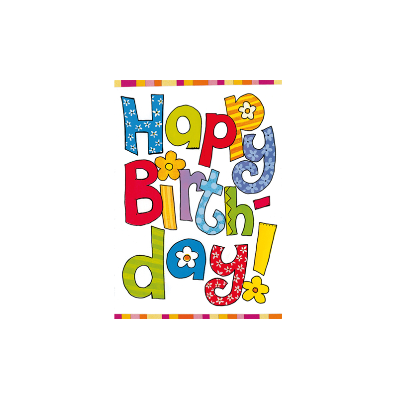 CARTE VOEUX BSB HAPPY BIRTHDAY A4