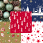PAPIER CADEAU NOEL BSB ASS.