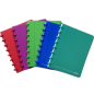 CAHIER ATOMA A5 PLAST. TRANSP. QUAD.