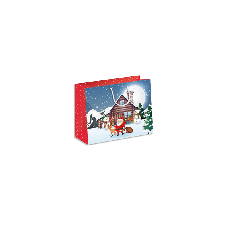 SACHET NOEL ZOEWIE 46X61X18CM SANTA'S HOME
