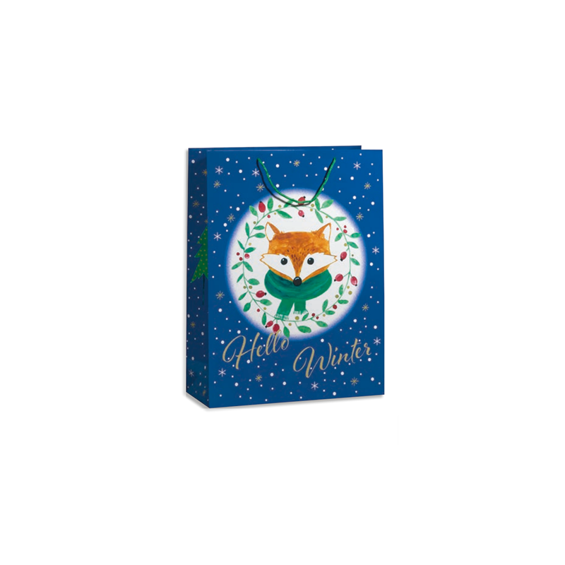 SACHET NOEL ZOEWIE 61X46X18CM WINTER FOX